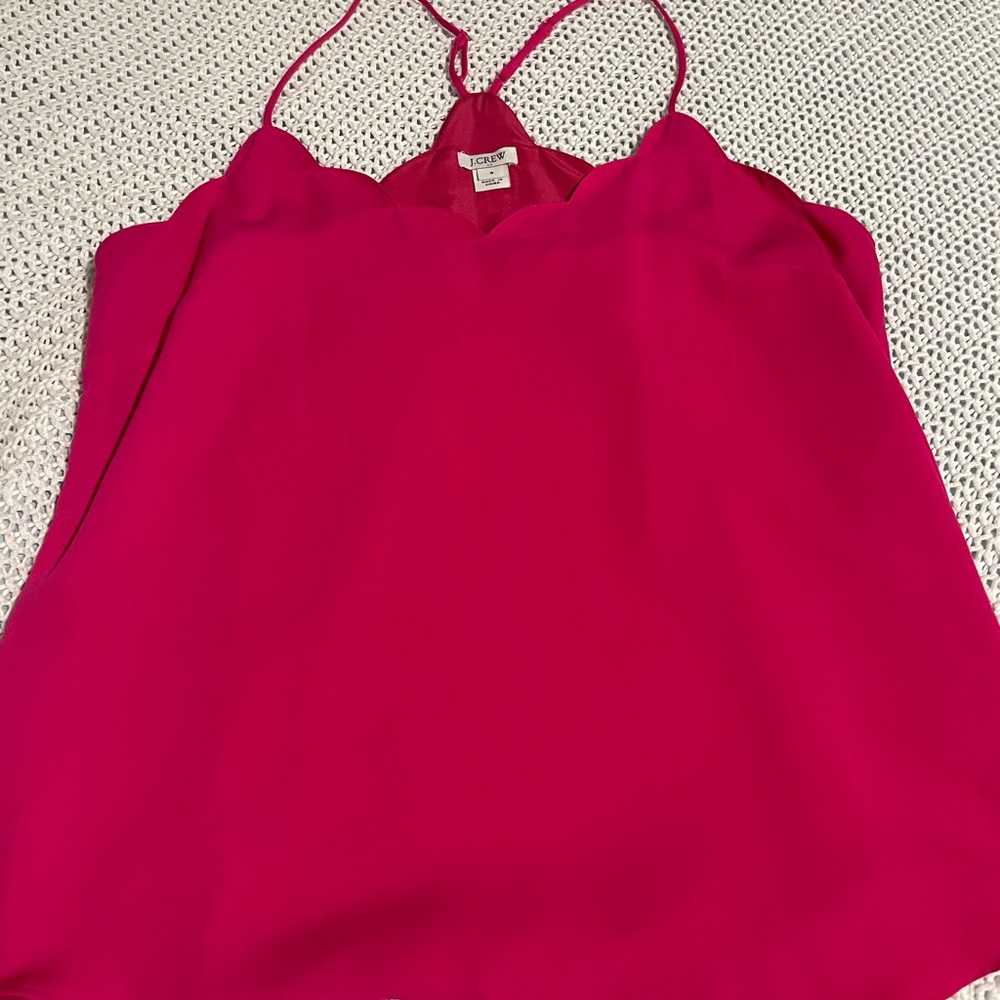J. Crew Vibrant Pink Camisole